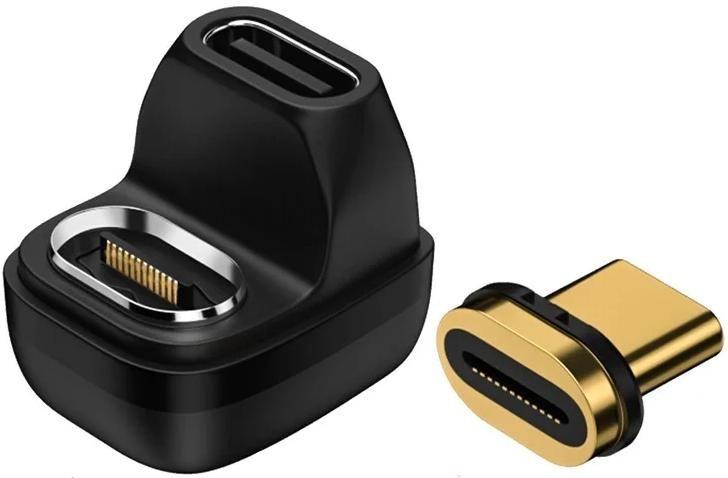 Imagem de Adaptador Magnético 4.0 USB-C 40Gbps Macho Fêmea Video Audio