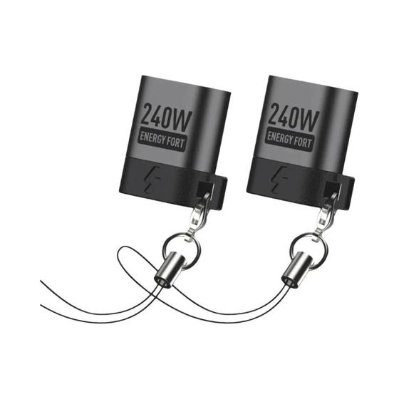 Imagem de Adaptador Magnético USB-C 90 Graus - 240W PD30 - Extensor Tipo C