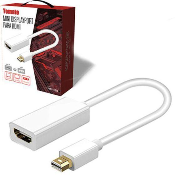 Imagem de Adaptador mini displayport para hdmi femea tomate - mtv-604