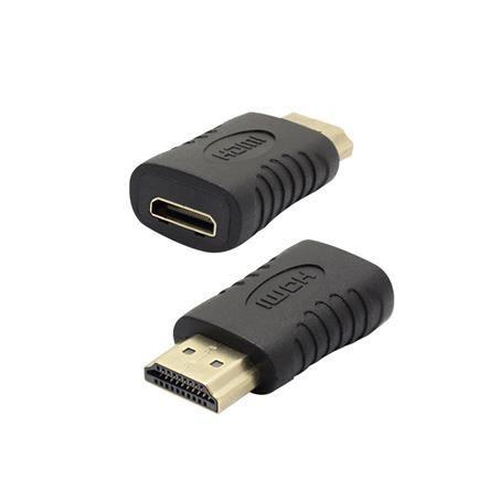 Imagem de Adaptador mini hdmi femea para hdmi macho 003-8506