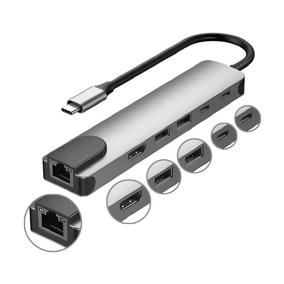 Adaptador Multiportas Hdmi 4k Ethernet Usb 3.0 6 Em 1 Bk-c1 é boa?