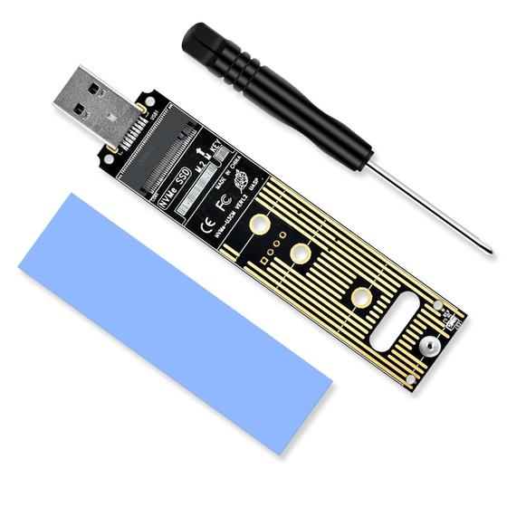 Imagem de Adaptador NVME para USB ELUTENG USB 3.1 Gen 2 para SSD M.2 NVMe