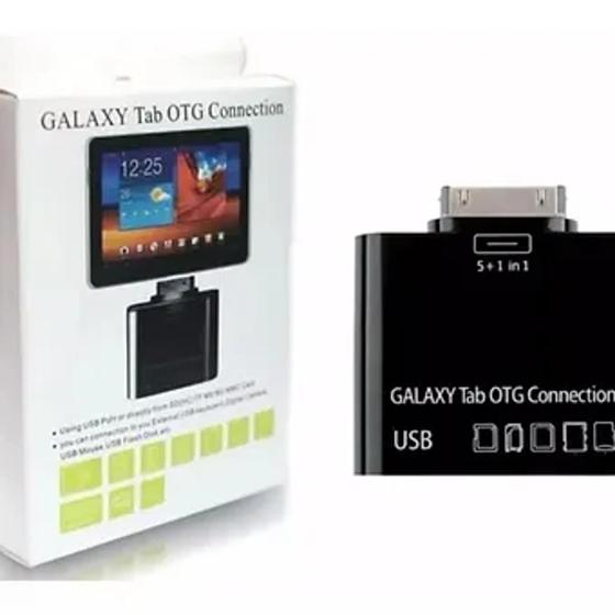 Imagem de Adaptador Otg 5x1 Usb Cartão Tablet Samsung Galaxy Tab Note