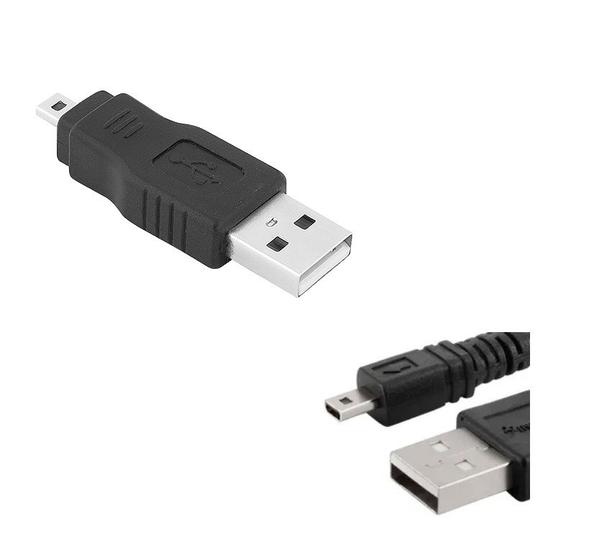 Imagem de Adaptador OTG USB Micro Macho 8p x Usb A Macho P/ Câmera