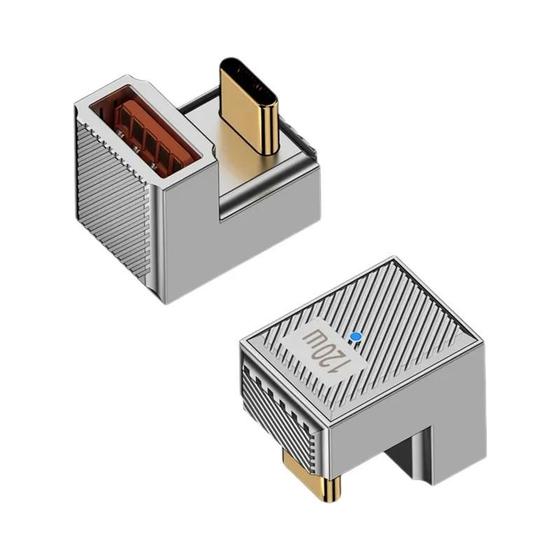 Imagem de Adaptador OTG USB Tipo C 120W - 10 Gbps - Conversor Tipo C para USB-C