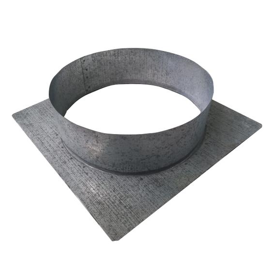 Imagem de Adaptador P/ Duto 12" 35x35 Galvanizado Chaminé e Dutos