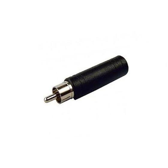 Adaptador P10 mono femea para Rca macho plastico 1293 Tblack Menor preço em Adaptador P10 mono femea para Rca macho plastico 1293 Tblack