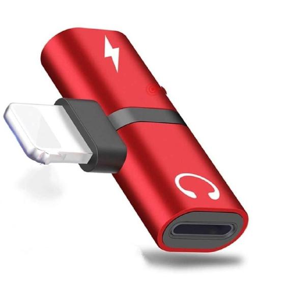 Adaptador Para ios Duplo Lightning E P2 Fone + Carregador Menor preço em Adaptador Para ios Duplo Lightning E P2 Fone + Carregador
