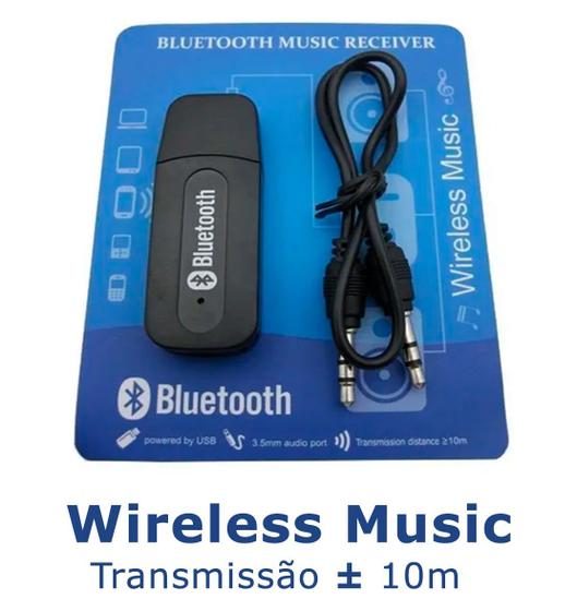 Imagem de Adaptador para Músicas Receptor Bluetooth Áudio Estéreo 2.1 Usb P2