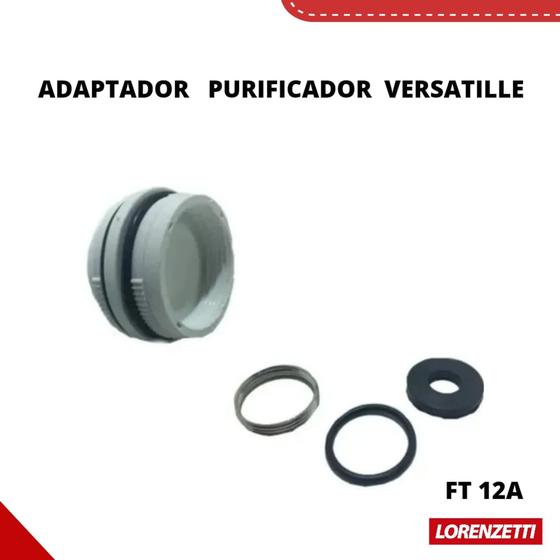 Imagem de Adaptador Para Torneira Filtro Versatille Lorenzetti Ft-12a Arejadores Gourmet