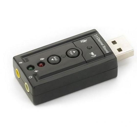 Imagem de Adaptador Placa de Som Áudio USB P/ Microfone BM 800 BM-800
