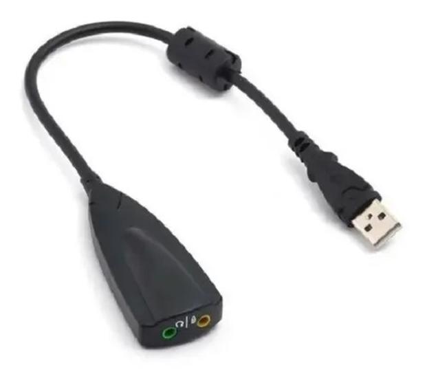 Imagem de Adaptador Placa Som Usb 7.1 Áudio Notebook Pc Windows