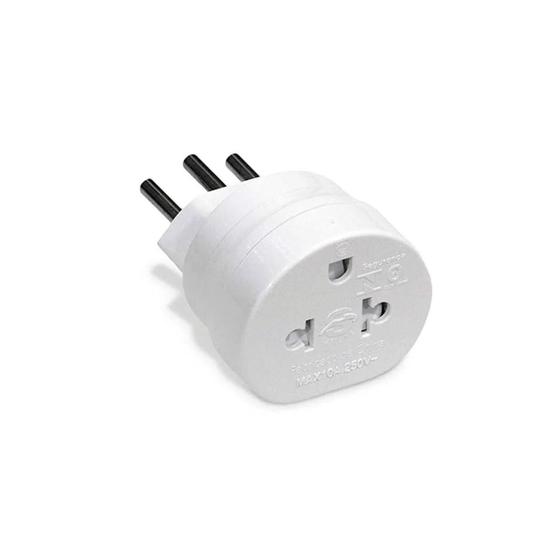 Imagem de Adaptador plug  universal de tomada 10A Europa