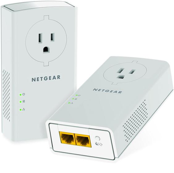 Imagem de Adaptador Powerline NETGEAR PLP2000-100PAS 2000 Mbps Branco