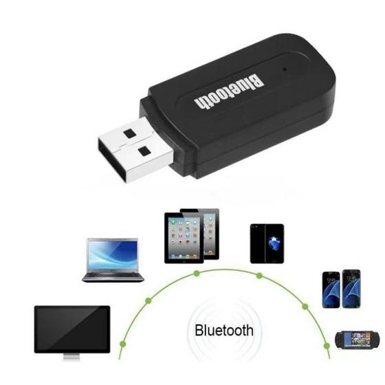 Imagem de Adaptador Receptor Bluetooth Usb-p2 Musica Carro