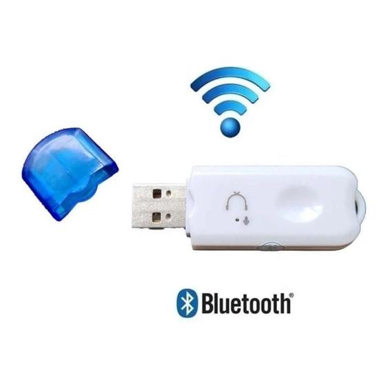 Imagem de Adaptador Receptor Bluetooth Usb Pendrive Carro Musica