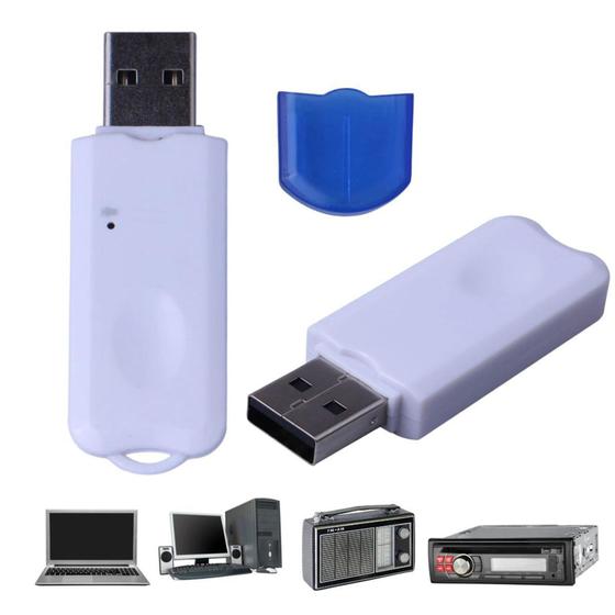 Imagem de Adaptador Receptor Bluetooth USB Pendrive Carro Wireless - Adaptador Som Automotivo