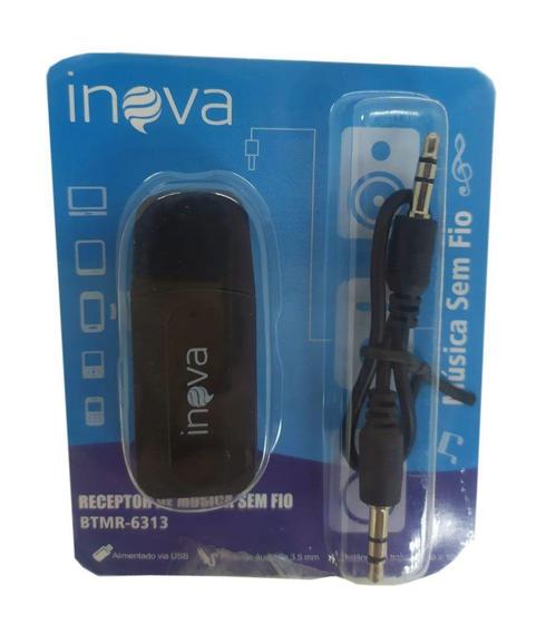Imagem de Adaptador Receptor Bluetooth Veicular Audio P2 Usb Som Carro - INOVA6313 - Wifi Repeater