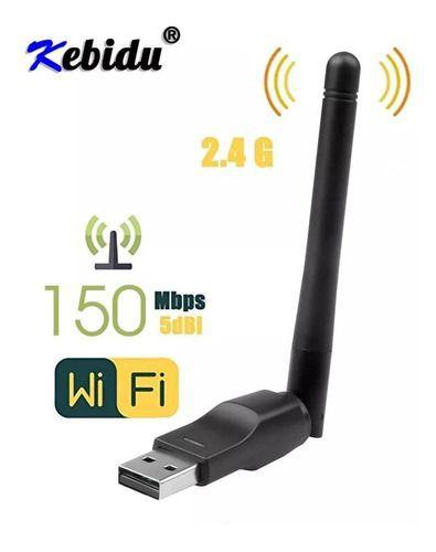 Imagem de Adaptador Receptor Wireless Antena Wifi Usb 150mbps