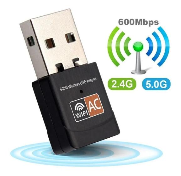 Receptor Wireless Adaptador Receptor Wireless Usb Wi-fi 2.4Ghz / 5Ghz Dual Band - DEX ...