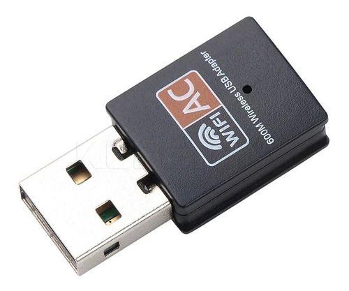 Imagem de Adaptador Receptor Wireless Usb Wi-fi 5ghz Dual Band