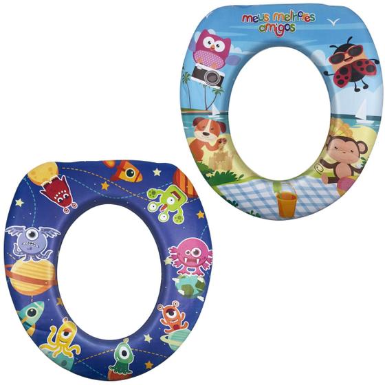 Imagem de Adaptador Redutor Assento Vaso Sanitário Almofada Infantil