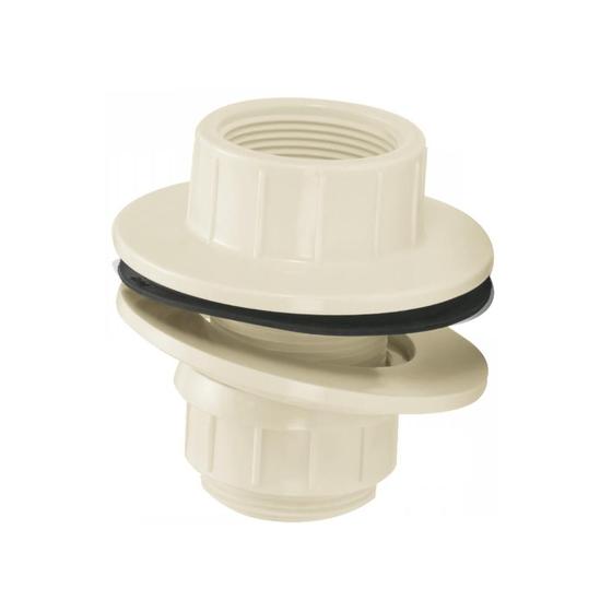 Imagem de Adaptador Roscavel Com Anel Para Caixa D'agua 1.1/2 (auto Ajustavel) Amanco