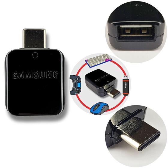 Imagem de Adaptador Samsung OTG USB Tipo C Preto