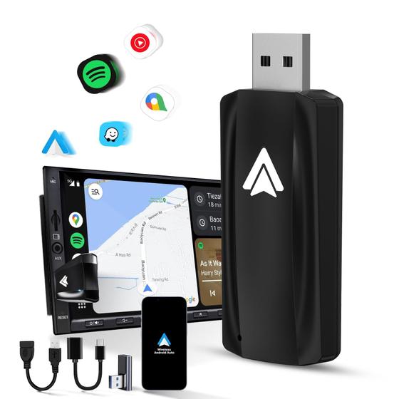 Imagem de Adaptador Sem Fio Android Auto MSXTTLY U2A-AIR para Carro