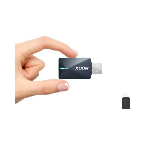 Imagem de Adaptador Sem Fio CarPlay e Android Auto - AI Box com Bluetooth para Rádio do Carro