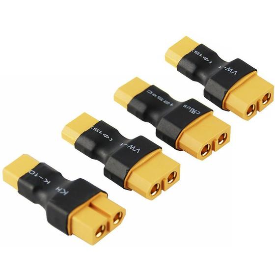 Imagem de Adaptador Sem Fio XT30 Macho para XT60 Fêmea