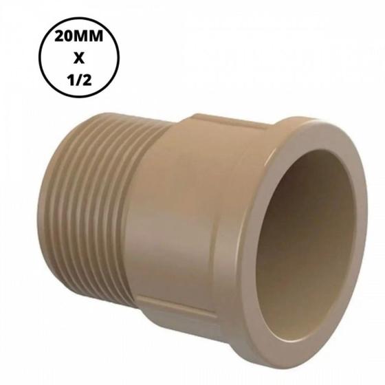 Imagem de Adaptador soldavel agua curto 20mmx1/2 krona 0330