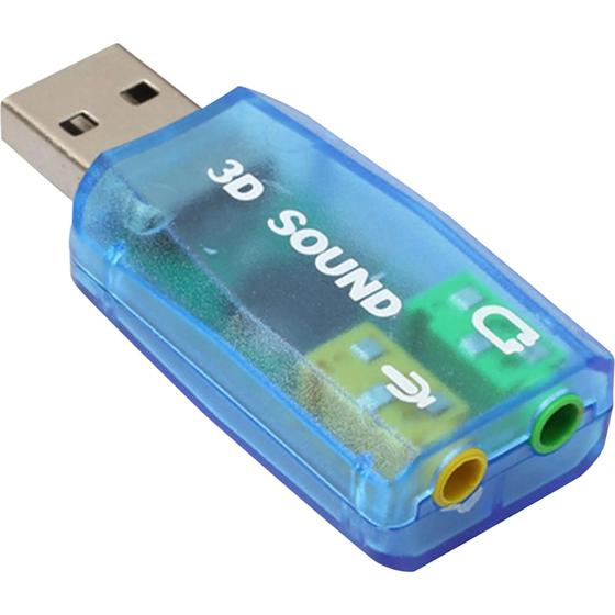 Imagem de Adaptador Som Usb 7.1 Canais Exbom Jp-109