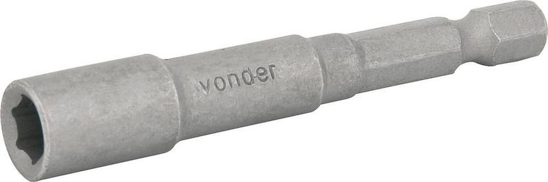 Adaptador soquete magnético 5/16x65mm encaixe 1/4" sextavado - Vonder Menor preço em Adaptador soquete magnético 5/16x65mm encaixe 1/4" sextavado - Vonder