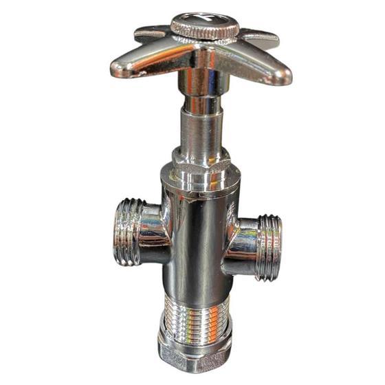 Adaptador T metal Torneira Monocomando com registro 1/2 Menor preço em Adaptador T metal Torneira Monocomando com registro 1/2