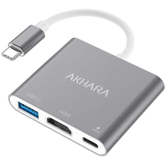 Imagem de Adaptador Tipo C Para Hdmi Usb 3.0 Usb 3.1 Tipo C