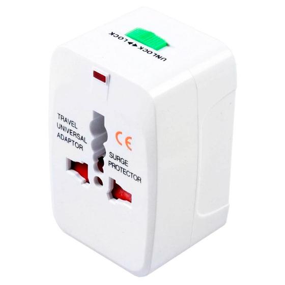 Imagem de Adaptador Tomada Universal Internacional 110v/220v Uk Europa