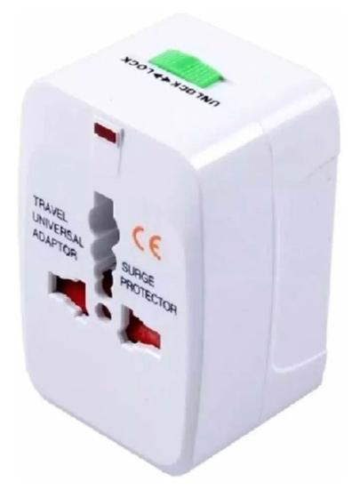 Imagem de Adaptador Tomada Universal Internacional Uk Eua Europa Asia 110V/220V