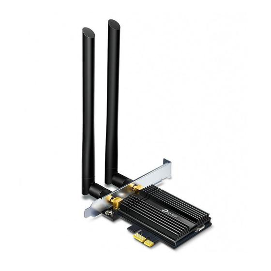 Imagem de Adaptador TP-Link PCI E-Express TX50E Wi-FI 6 AX3000 com Bluetooth 5.0, Dual Band, 2x Antenas - TX50
