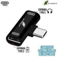 Imagem de Adaptador Type C  para Fone e Carregamento X-Cell XC-ADP-30