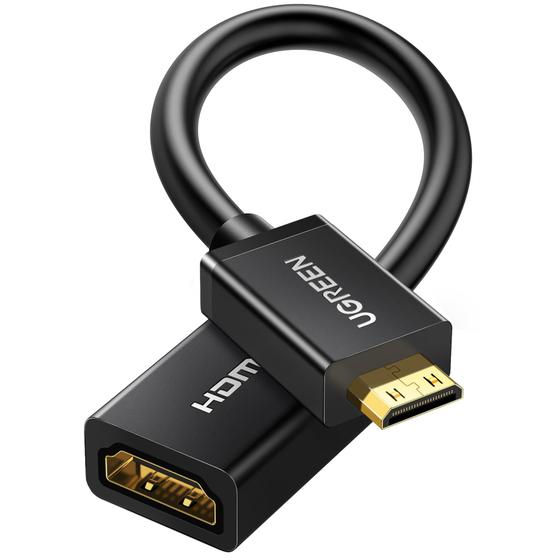 Imagem de Adaptador UGREEN Mini HDMI para HDMI 4K 60Hz - Compatível com Raspberry Pi