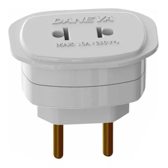 Imagem de Adaptador Universal 250v 10a 2 Pólos Dn1658 Daneva