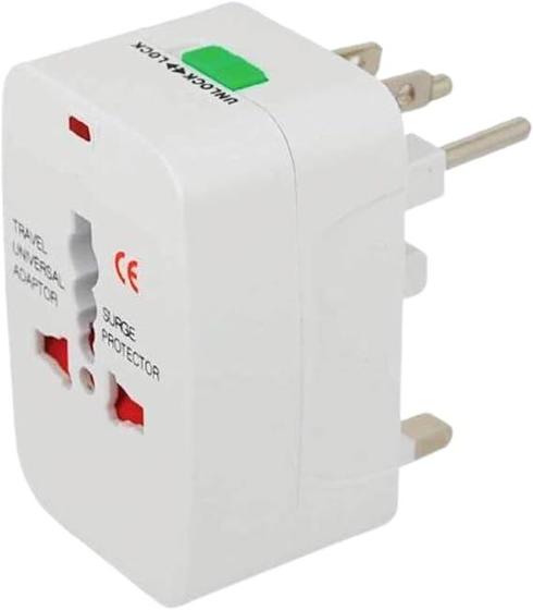 Adaptador Universal De Tomada Para Viagem 150 Países Bivolt - LEHMOX Imagem de Adaptador Universal De Tomada Para Viagem 150 Países Bivolt