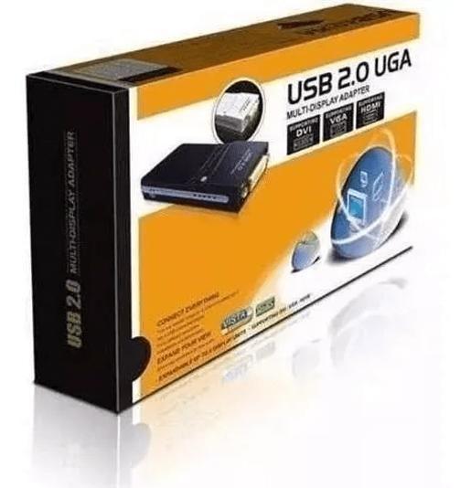 Imagem de Adaptador Usb 2.0 P/Dvi Com Conector Vga/Hdmi