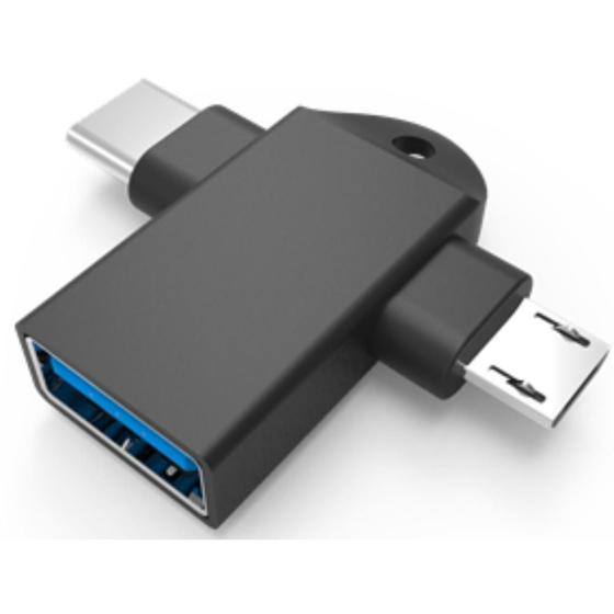 Imagem de Adaptador USB 2.0 para Tipo C e V8