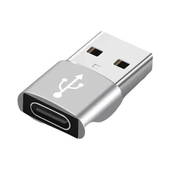 Imagem de Adaptador USB 2.0 Tipo C OTG (2 Unidades) - Conversor USB-C Macho para Fêmea para Macbook e Samsung S20