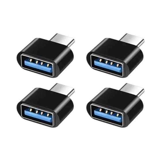 Imagem de Adaptador USB 3.0 para Tipo C (OTG) - Conversor Macho/Fêmea para Macbook, Xiaomi, Samsung