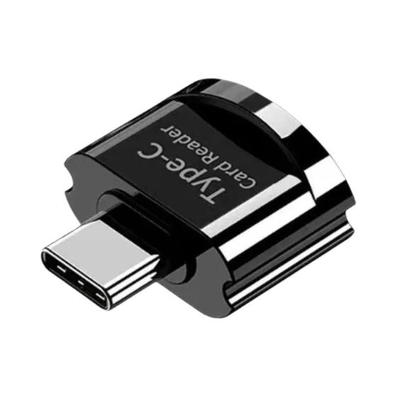 Imagem de Adaptador USB 3.0 Tipo C para iPhone, Samsung e Xiaomi - Leitor de Cartões Micro SD/TF