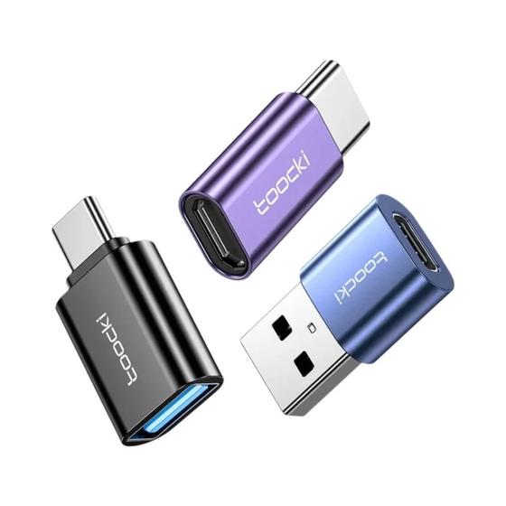 Imagem de Adaptador USB 3.0 Tipo C para Micro USB 2.0 - Conversor OTG para Macbook, Xiaomi e Samsung