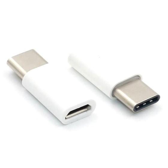 Imagem de Adaptador USB 3.1 Tipo C Macho X Micro 05 Pinos USB Fêmea